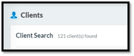 Now search count is shown next to the Table name.
