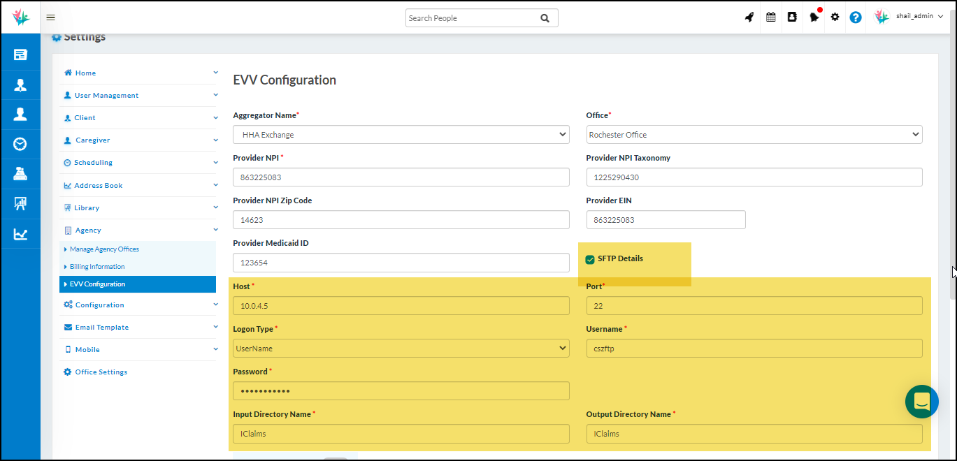 CareSmartz360 EVV Configuration Section Update