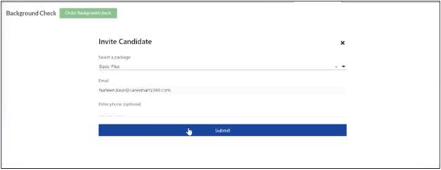 CareSmartz360 Background Verification Screen Updates